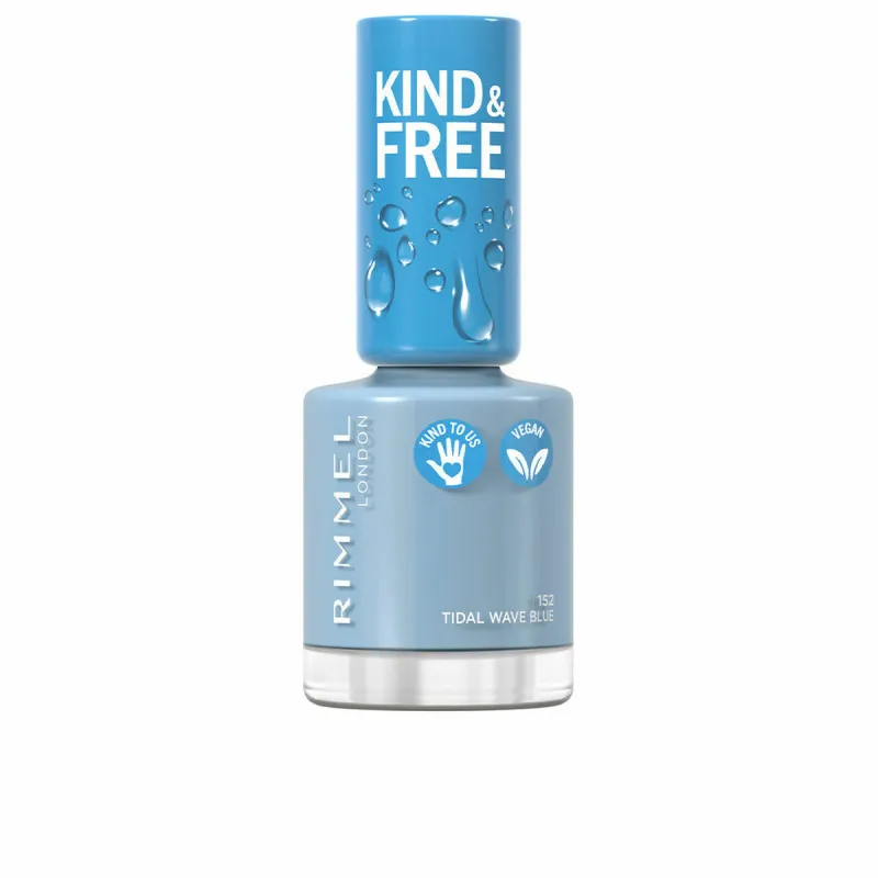 nagų lakas Rimmel London Kind & Free 152-tidal wave blue (8 ml)