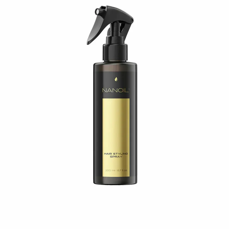 Matu laka Nanoil Hair Styling 200 ml Līdzeklis pret matu elektrizēšanos