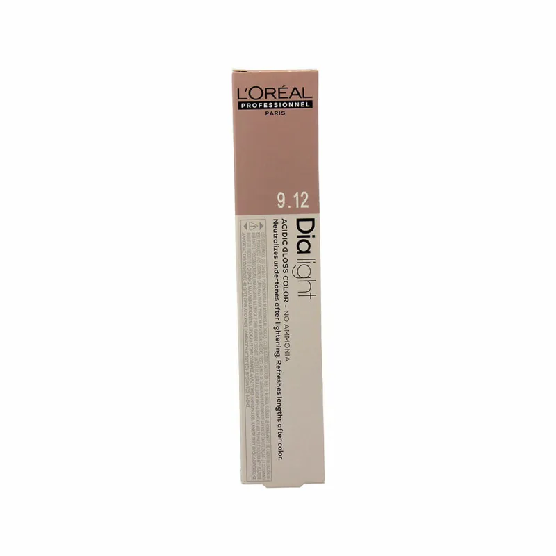 Püsivärv L'Oreal Professionnel Paris Dia Light Nº 9.12 Geel Kreemikas Ammooniaagivaba Nº 9,12 50 ml