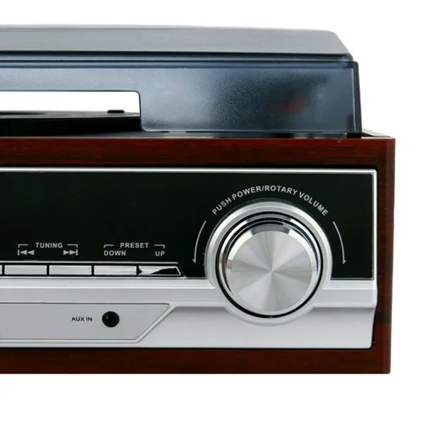 Record Player Adler CR1113 Black Wood Chrome