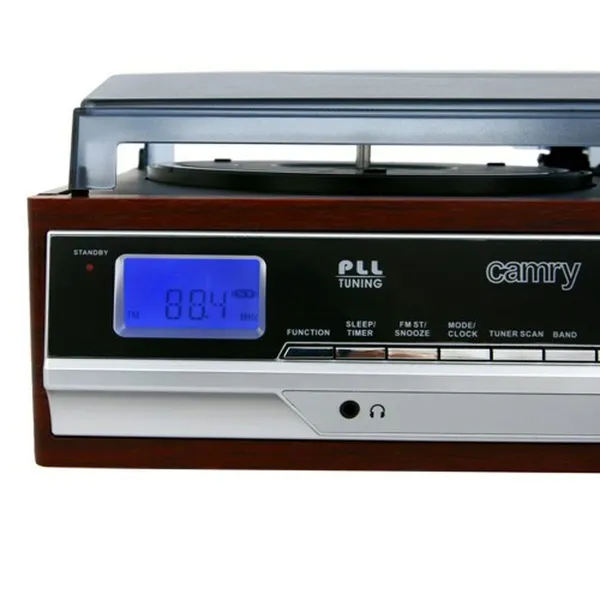 Record Player Adler CR1113 Black Wood Chrome