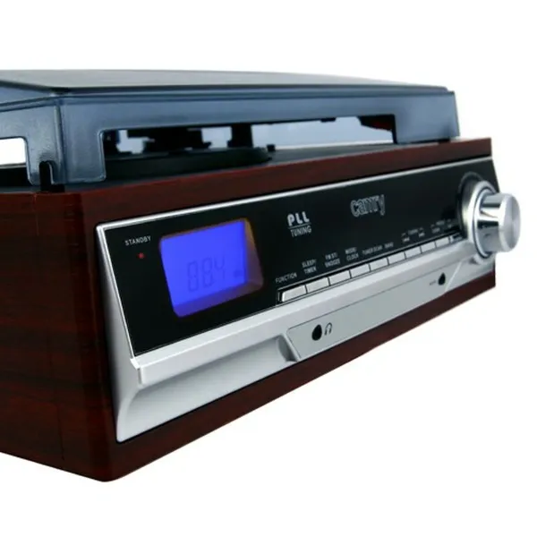 Record Player Adler CR1113 Black Wood Chrome