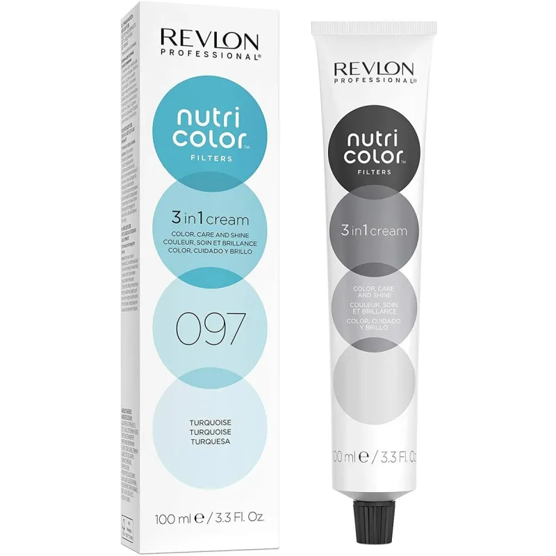 Krēma Krāsviela Revlon Nutri Color Tirkīzs Nº 097 100 ml 3-vienā