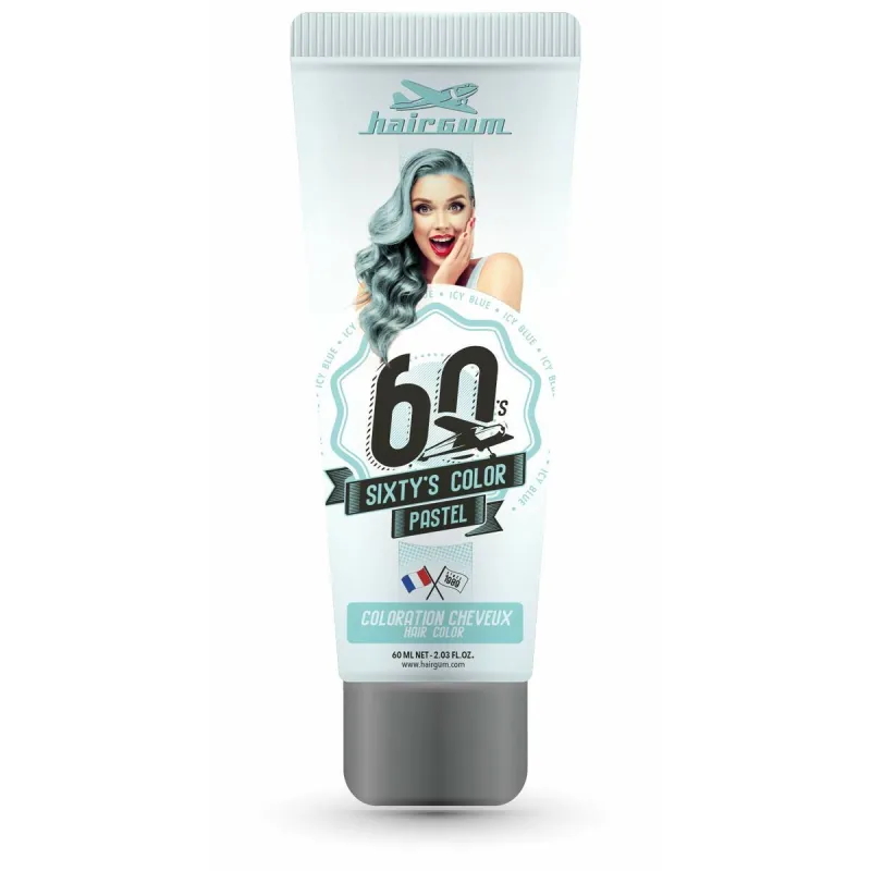 Daļēji Pastāvīga Krāsviela Hairgum S Color Icy Blue 60 ml