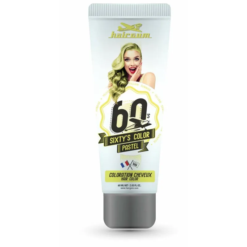 Полуперманентное окрашивание Hairgum S Color Yellow Sunrise 60 ml