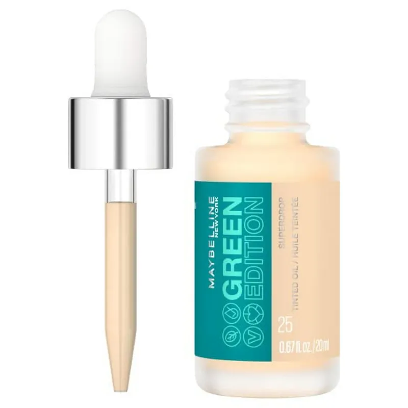 Skystas makiažo pagrindas Maybelline Green Edition Nº 25 20 ml Aliejus