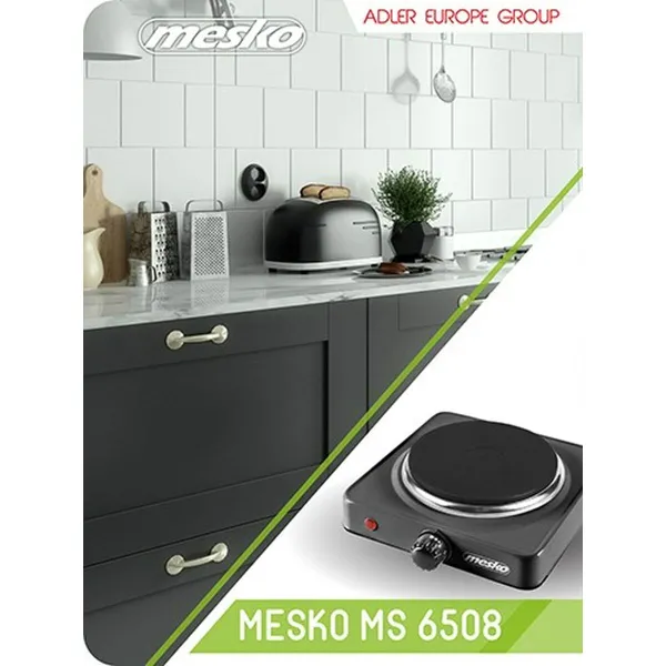 Kempinga plītiņa Adler MS 6508 1000 W