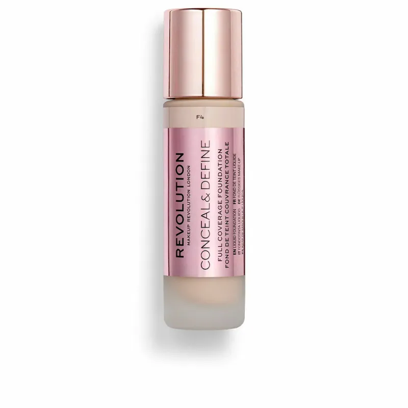 Liquid Make Up Base Revolution Make Up Conceal Define F4 23 ml