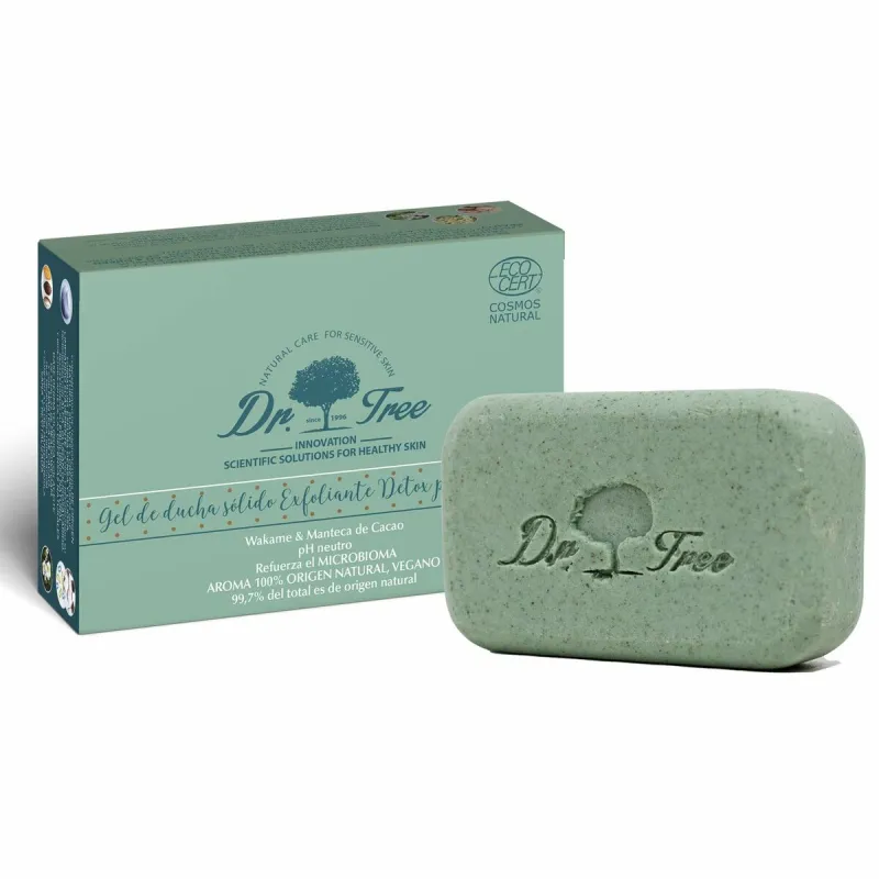 Gelis Dr. Tree Gel De Ducha Sólido Jautri oda Exfoliantas 120 g (Maitinamasis) (Raminantis) (Gaivinantis)