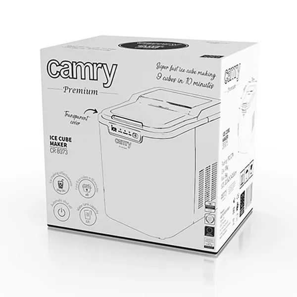 Ice Maker Camry CR 8073 White Grey 2,2 L