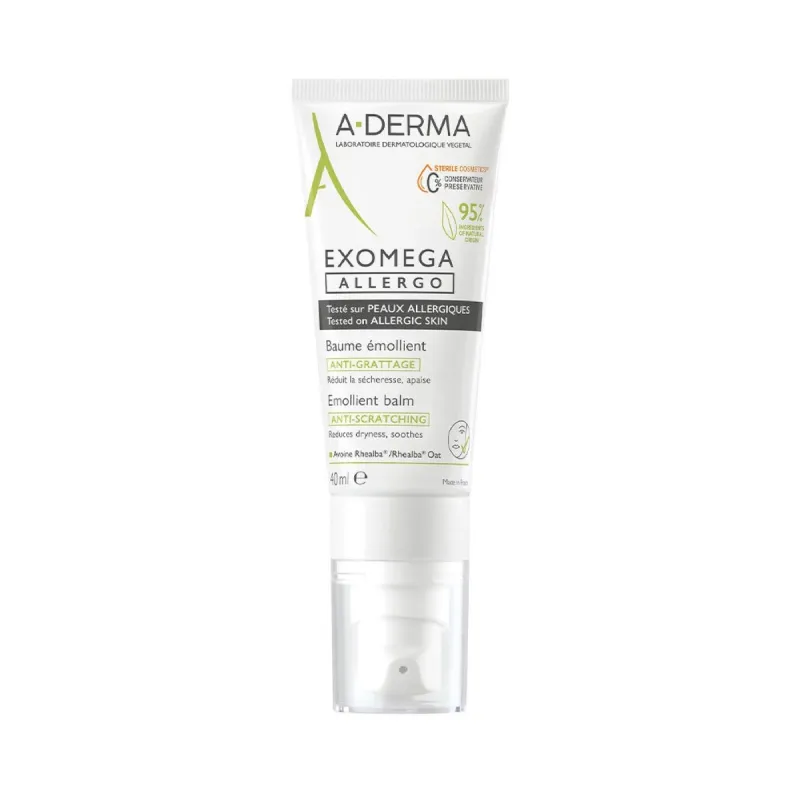 Rahustav palsam sügelevale ja ärritunud nahale A-Derma Exomega Allergo 40 ml