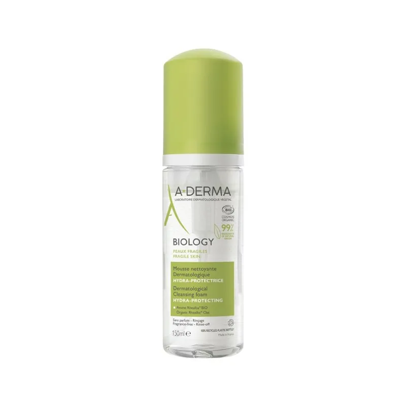 Очищающий пенящийся гель A-Derma Biology 150 ml
