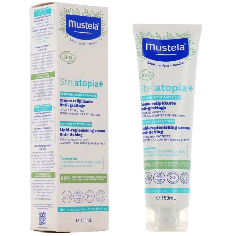 Atstatantis kremas kūdikiams Mustela Stelatopia + 150 ml