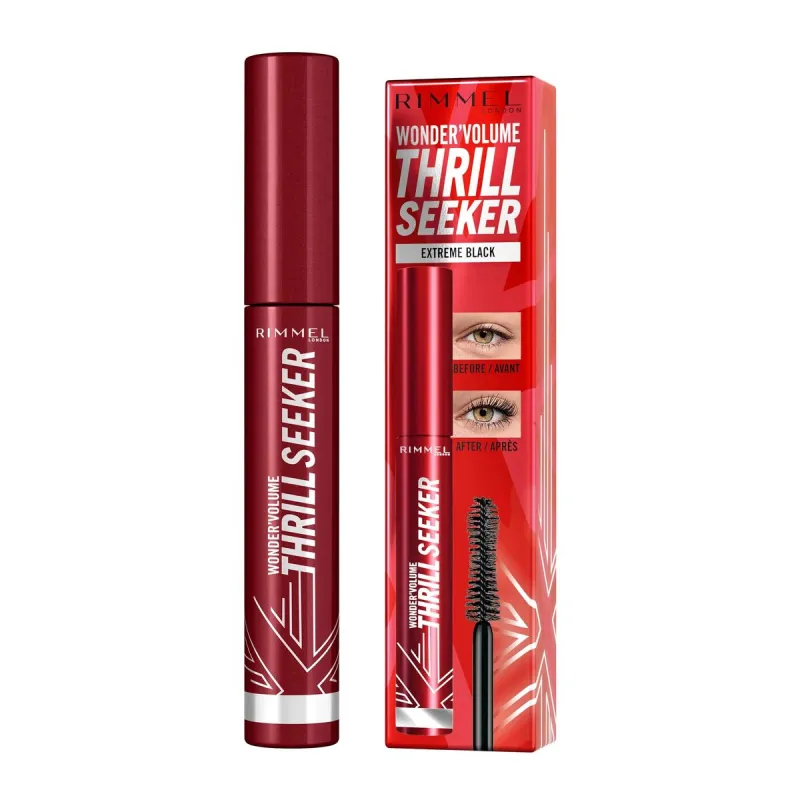 Ripsmetušš Rimmel London Wonder Volume Thrill Seeker Extreme Black 8 ml