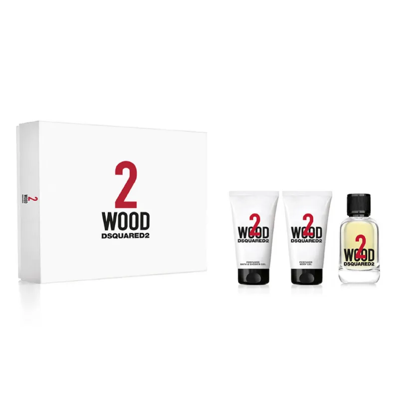 Set ženski parfem Dsquared2 2 Wood 2 Wood 3 Daudzums