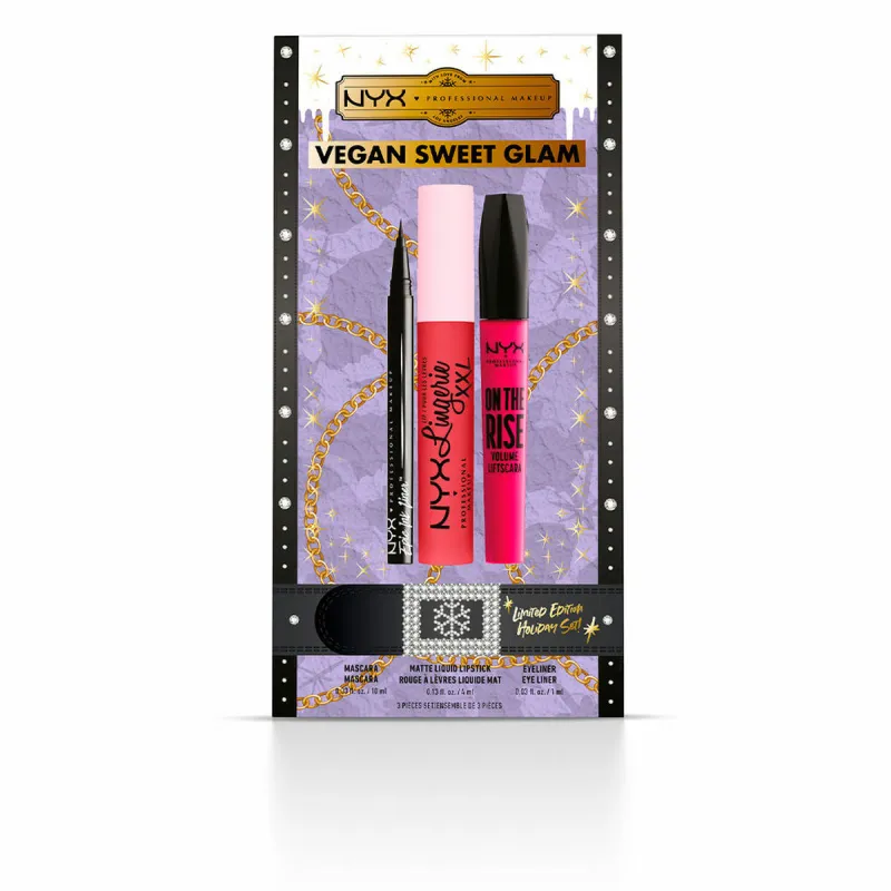 Kosmētikas komplekts NYX Vegan Sweet Glam Ierobežots izdevums 3 Daudzums