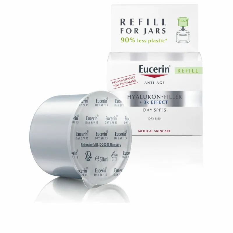 Kasvovoide Eucerin Hyaluron Filler Spf 15 50 ml Kuiva iho Vaihto-osa