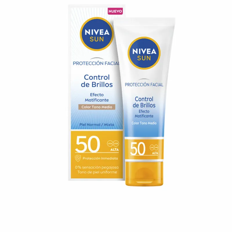 Kremas nuo saulės Nivea Sun Control Brillos Spf 50 40 ml
