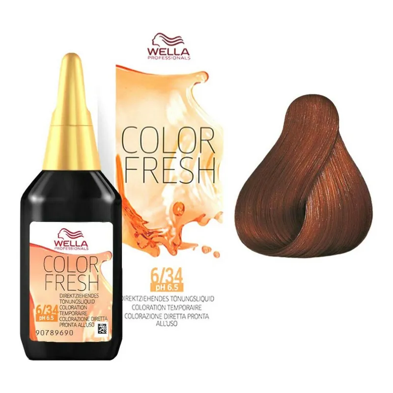 Vidēji Noturīga Tinte Color Fresh Wella 14086 6/34 (75 ml)