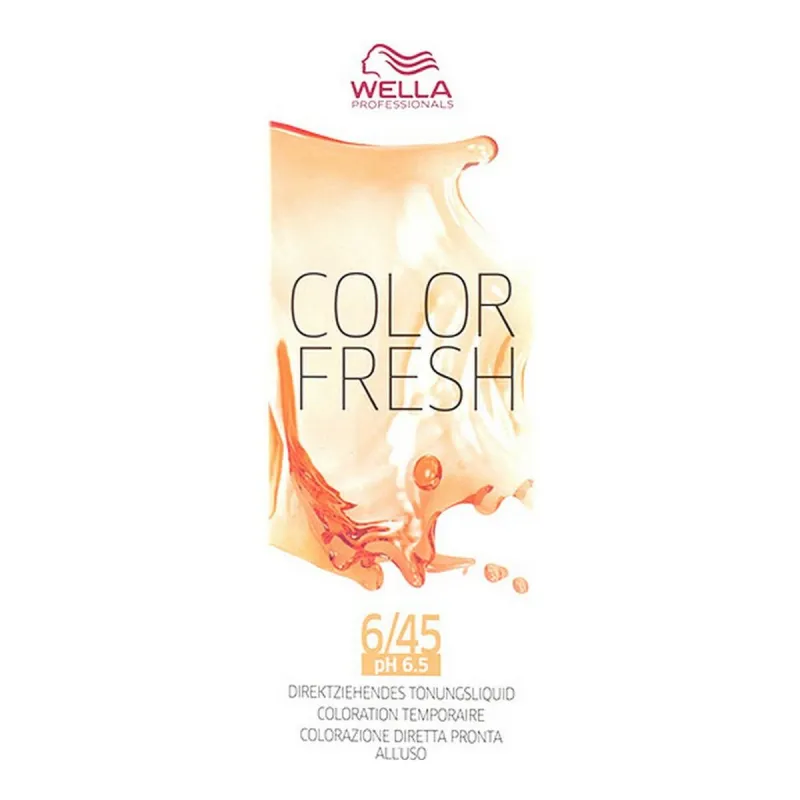 Puolipysyvä sävy Color Fresh Wella 456645 6/45 (75 ml)