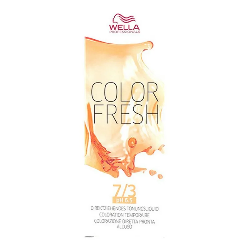 Pusiau permanentinis atspalvis Color Fresh Wella 4015600185732 Nº 7/3 (75 ml)