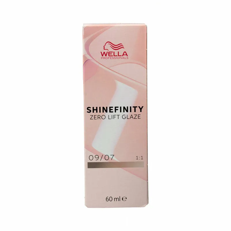 Pysyvä väri Wella Shinefinity Nº 09/07 (60 ml)