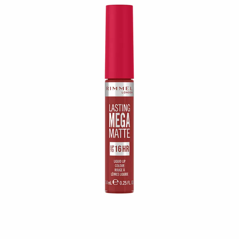 Lūpu Krāsas Rimmel London Lasting Mega Matte Nº 500 Fire starter Nº 500-Fire Starter 7,4 ml Šķidrumu