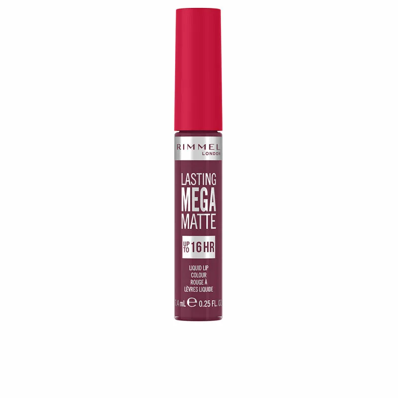 Lipstick Rimmel London Lasting Mega Matte Nº 940 Rock me purple Nº 940-Rock Me Purple 7,4 ml Liquid