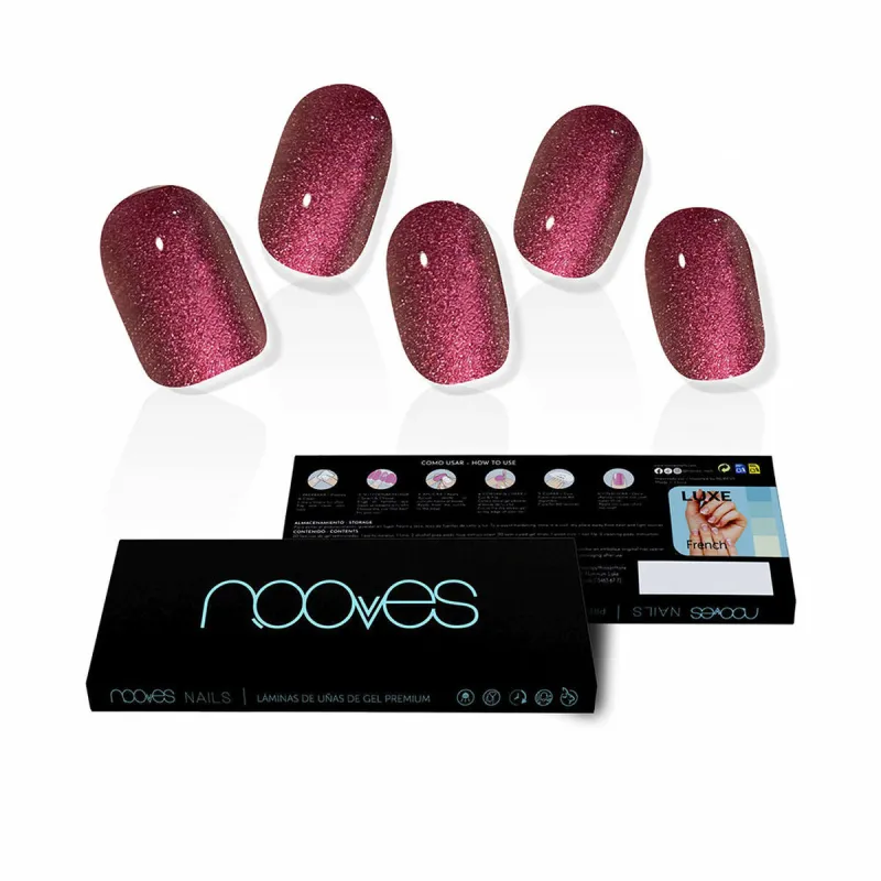 Mākslīgie nagi Nooves Ruby Claret Želeja Pašlīpoši materiāli 20 Daudzums