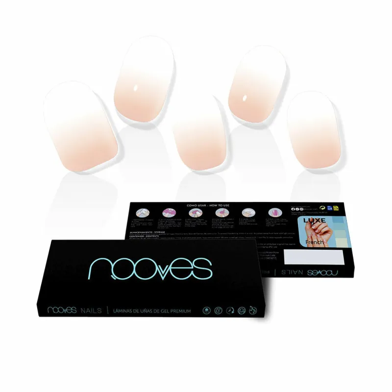 Искусственные ногти Nooves Nude Baby Гель Самоклеящиеся 20 Предметы