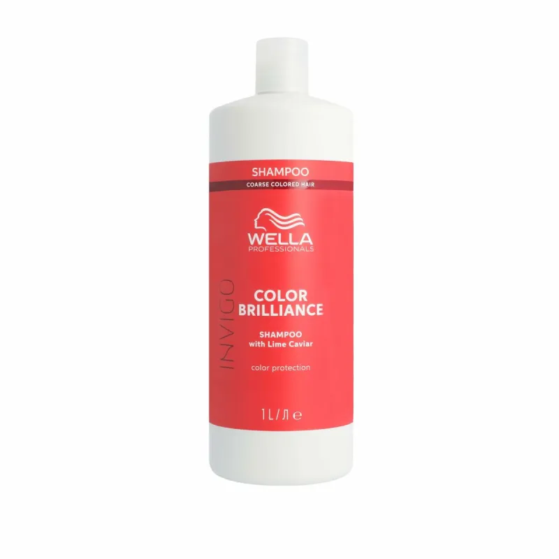 Colour Revitalizing Shampoo Wella Invigo Color Brilliance 1 L Coloured Hair Thick hair