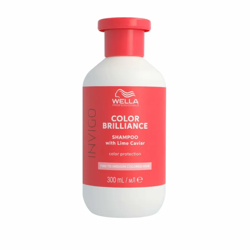 Spalvą palaikantis šampūnas Wella Invigo Color Brilliance 300 ml Dažyti plaukai Ploni plaukai