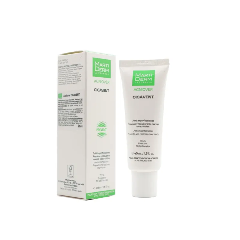 Anti-imperfection näohooldus Martiderm ACNIOVER 40 ml