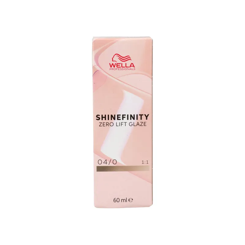 Noturīga Krāsa Wella Shinefinity Color Nº 04/0 60 ml