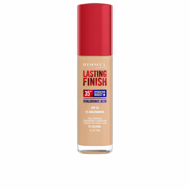 Основа-крем для макияжа Rimmel London Lasting Finish Nº 070 Sesame Nº 070-Sesame Spf 20 30 ml