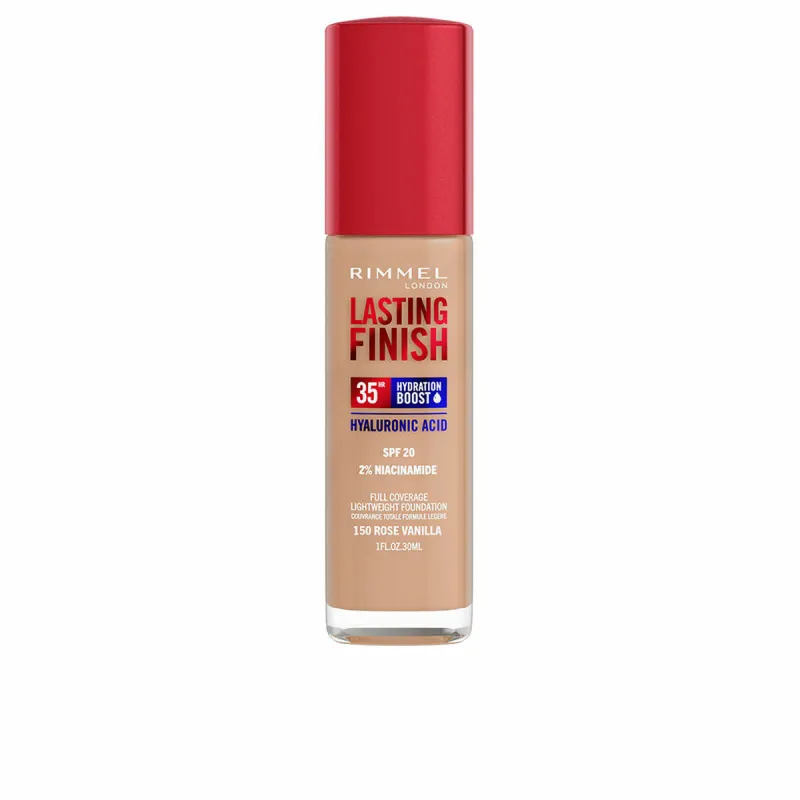 Skystas makiažo pagrindas Rimmel London Lasting Finish Nº 150 Rose Vanilla Nº 150-Rose Vanilla Spf 20 30 ml