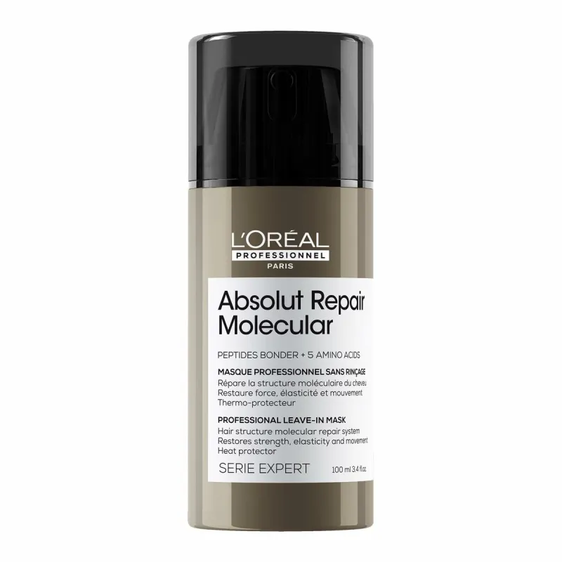 Hiusnaamio ilman kirkastajaa L'Oreal Professionnel Paris Absolut Repair Molecular 100 ml Korjaava yhdistelmähoito