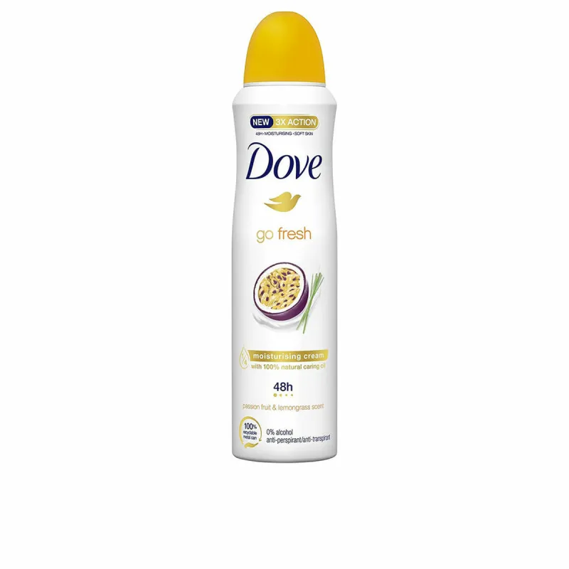 Izsmidzināms dezodorants Dove Go Fresh Citrona Spēle Passion Fruit 200 ml