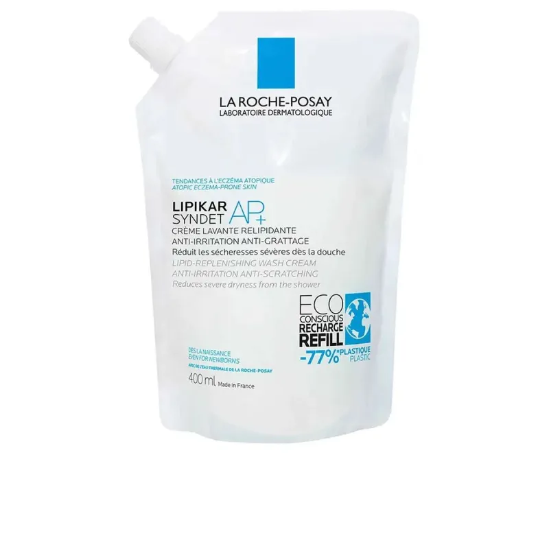 Крем для душа La Roche Posay Lipikar Syndet AP+ 400 ml Релипидант перезарядка