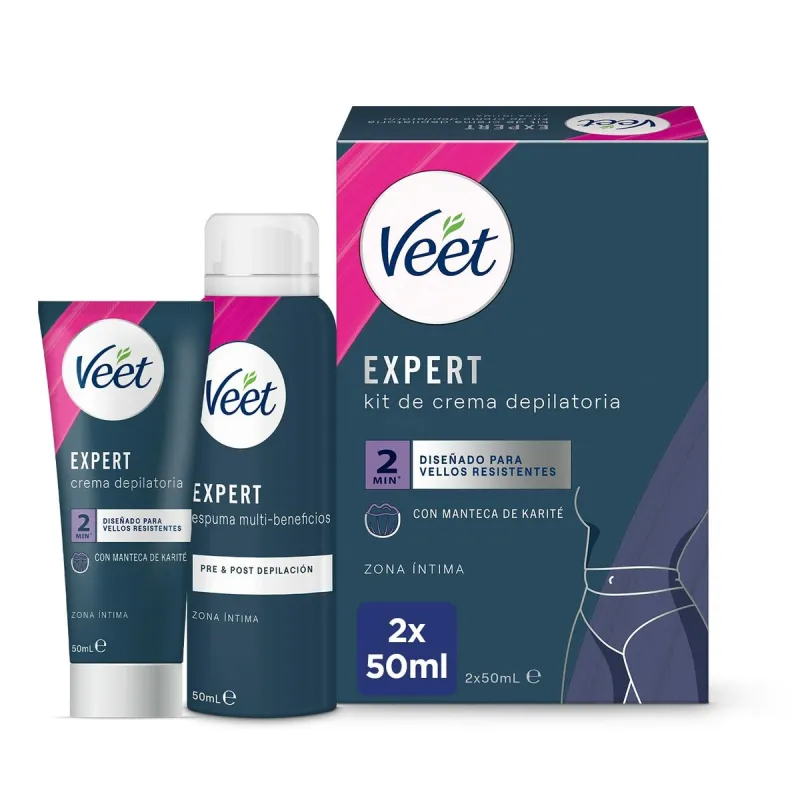 Raseerimise komplekt Veet Expert Juuste eemaldamine Laskejoon 2 Tükid, osad