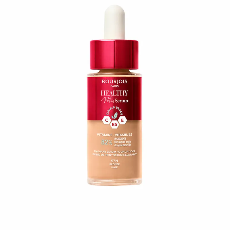 Skystas makiažo pagrindas Bourjois Healthy Mix Nº 57N Bronze Nº 57n-Bronze 30 ml Serumas