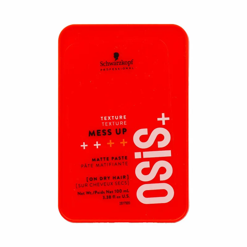 Fiksējošā pasta Schwarzkopf Osis+ Mess Up 100 ml Vidējas Fiksācijas Teksturētājs