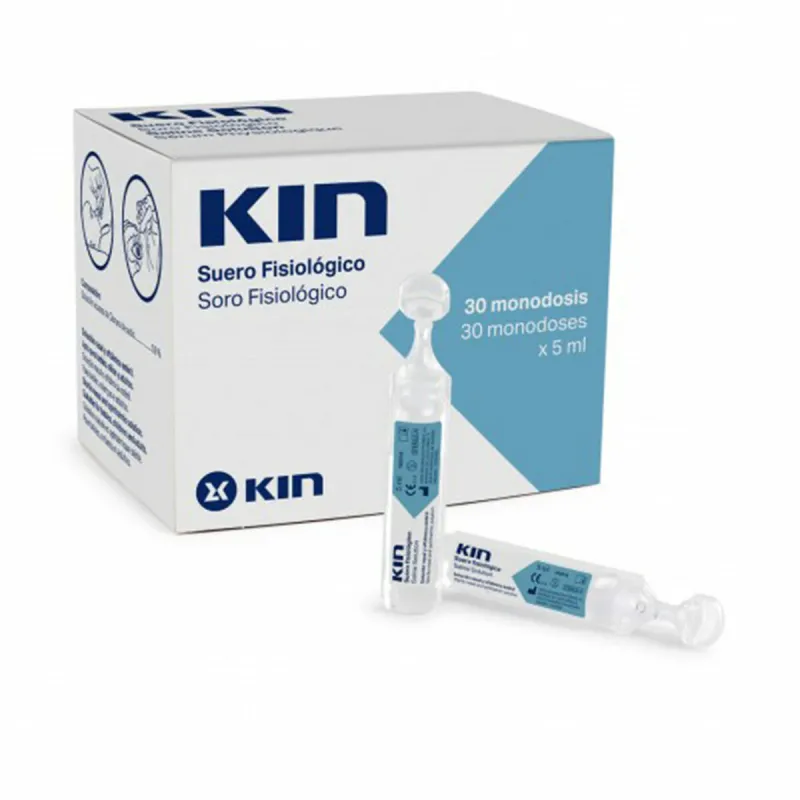 Физиологическая сыворотка Kin KIN SUERO FISIOLÓGICO 5 ml Разовая доза 30 штук