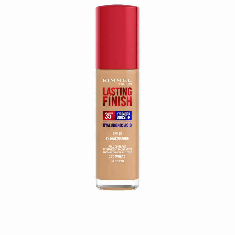 Основа-крем для макияжа Rimmel London Lasting Finish Nº 170 Wheat Nº 170-Wheat Spf 20 30 ml