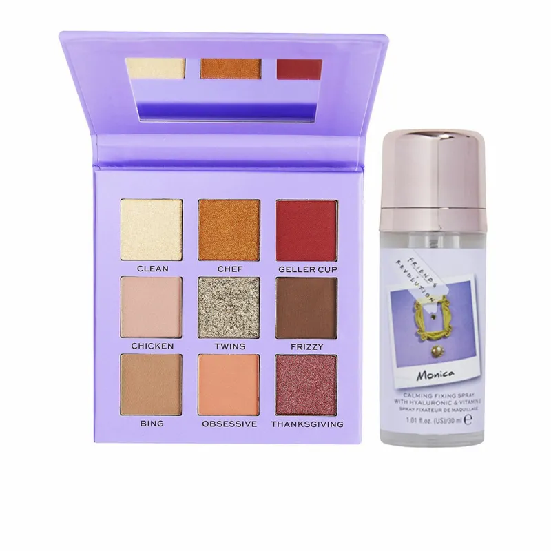 Meigikomplekt Revolution Make Up Friends X Revolution Punane Beež 2 Tükid, osad