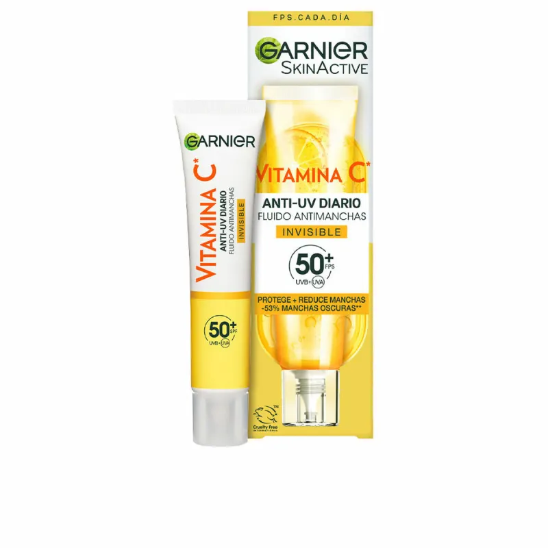 Kremas nuo rudų dėmių Garnier Vitamin C - Invisible 40 ml Apsauga nuo dėmių