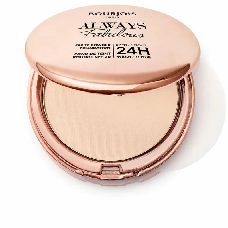 Meikapa bāzes pulveris Bourjois Always Fabulous Nº 100 Rose Ivory Nº 100-Rose Ivory Spf 20 7 g