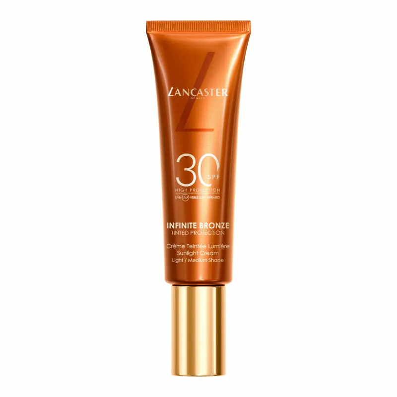 Sauļošanās krēms sejai Lancaster Infinite Bronze Light Tīrs Spf 30 50 ml
