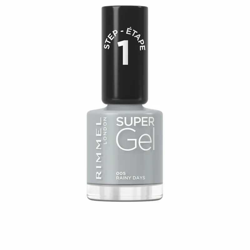 nagų lakas Rimmel London Super Gel Nº 005 Rainy days Nº 005-Rainy Days 12 ml