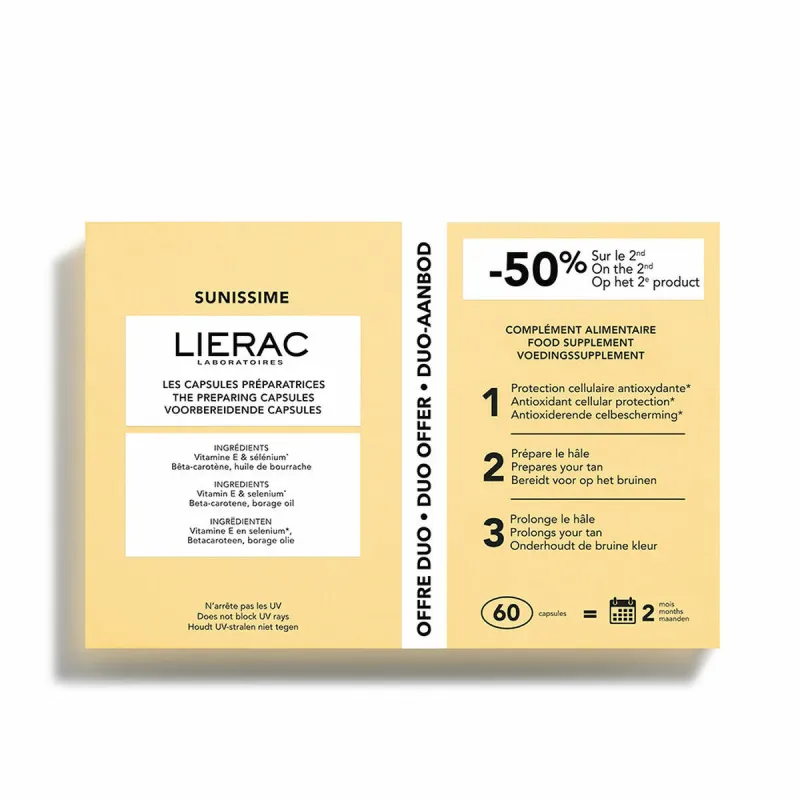 Активатор загара Lierac Sunissime 2 штук
